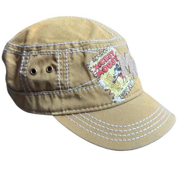 Disney Parks Mickey Mouse Steamboat Willie Distressed Cap Hat Unisex Adjustable - Picture 1 of 13